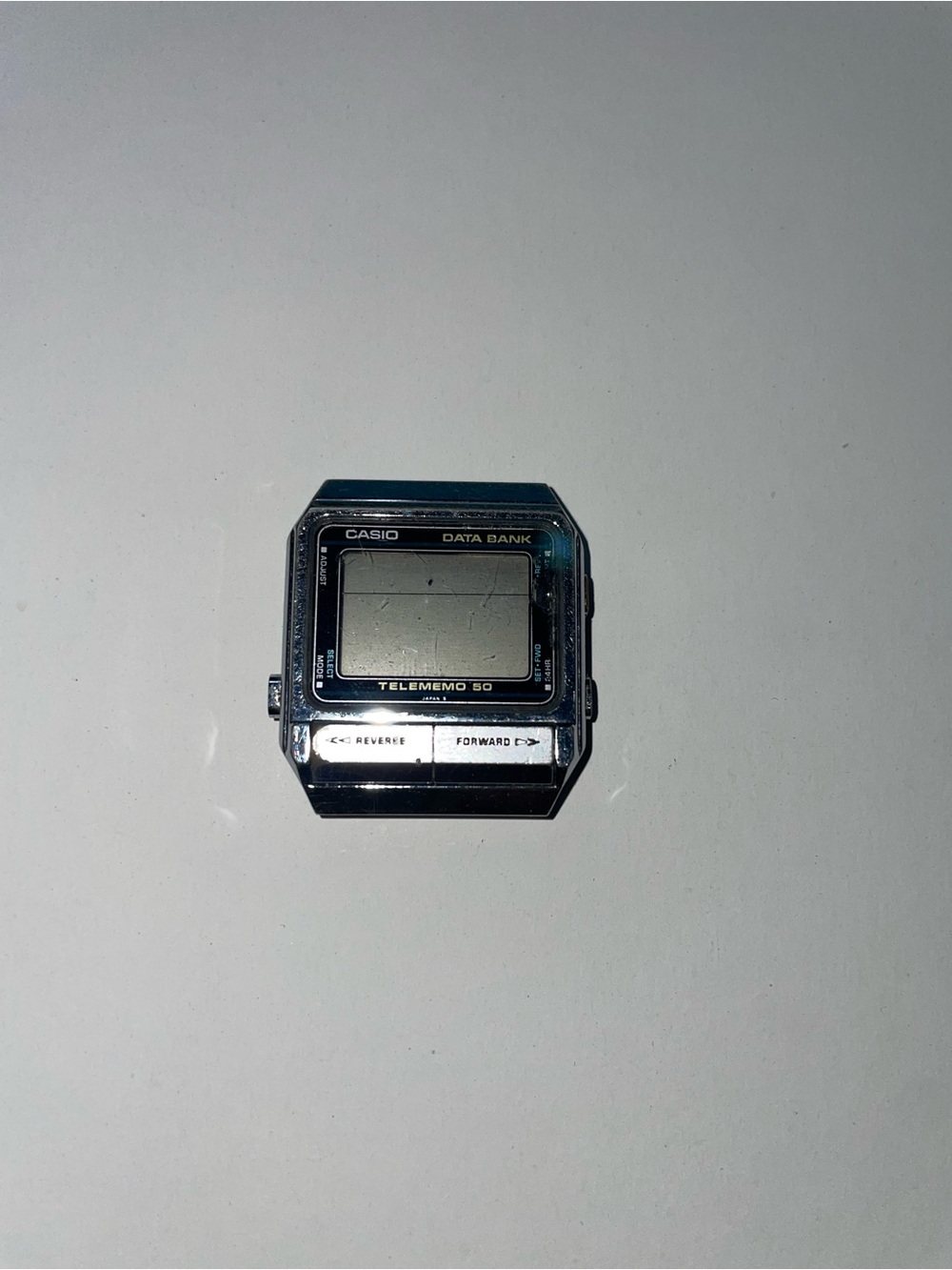 vintage casio db-500 Telememo 50 databank digital watch For Parts